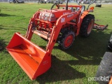 Kubota L2500 MFWD Tractor, s/n 61056: Meter Shows 770 hrs