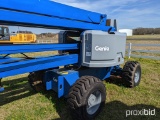 1998 Genie Z65/34 Articulated Boom Manlift, s/n 1298: 2wd, Meter Shows 5592