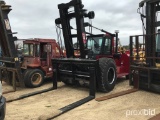 Taylor TEB-300L Forklift, s/n S-C4-27161: 30000 lb. Cap., Big Wheel, 8' For