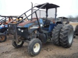 New Holland TS110 Tractor, s/n 139846B (Salvage): 2wd, Rear Duals (Owned by