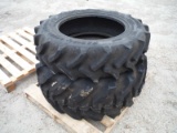 Lot containing (1) 17.5L24 Backhoe Tire, (1) 280/85R24 Tractor Tire and (1)
