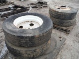 (2) Pallets of (4) 295/75R22.5 Tires w/ Rims