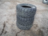 25x10-12 Tires and (2) 25x11-12 Tires