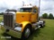 2000 Peterbilt 378 Truck Tractor, s/n 1XPFDB0X0YN493814: T/A, Day Cab, Cat