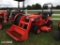 Kubota BX1800 Tractor, s/n 53424: LA211 Loader, Belly Mower (Missing Parts