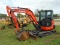 2016 Kubota KX040-4 Mini Excavator, s/n 26387: C/A, 3 Bkts., Hyd. Thumb, Me