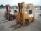 Datsun F01A15V Forklift, s/n 021663: 4-cyl. Gas, 3000 lb. Cap., Meter Shows