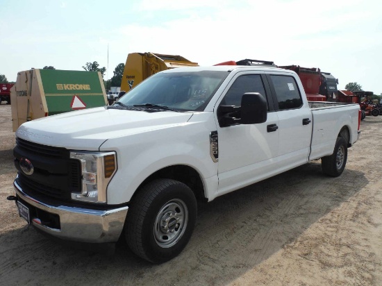 2019 Ford F250 Pickup, s/n 1FT7W2A63JEC87009: 4-door, gas Eng., Gooseneck H