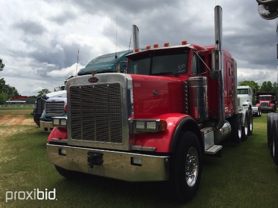 2004 Peterbilt 379 Truck Tractor, s/n 1XP5PBEX14D818983: Tri-axle, Ext. Hoo