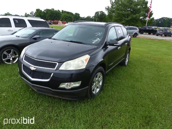 2009 Chevy Traverse LT SUV, s/n 1GNEV23D39S143115: All Wheel Drive, 4-door,