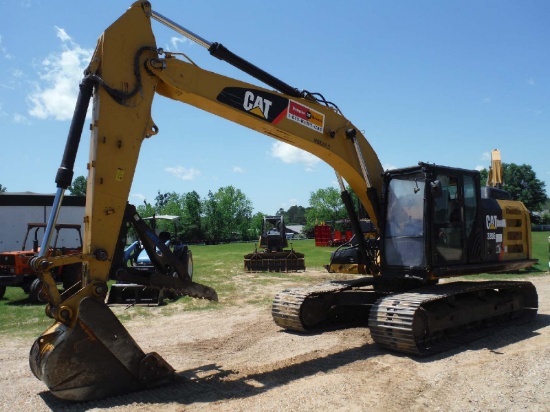 2012 Cat 320EL Excavator, s/n WBK00695: Encl. Cab, w/ Extra Bkt., Manual Th