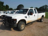 2009 Ford F350 4WD Truck, s/n 1FTSX31559EA00611: Super-duty, Ext. Cab, Winc
