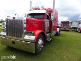 1996 Peterbilt 379 Truck Tractor, s/n 1XP5DB9X2TD416715: Ext. Hood, T/A, Sl