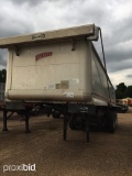 2008 Vantage Dump Trailer, s/n 4E7BA30358ASA2181: 3-axle, Aluminum