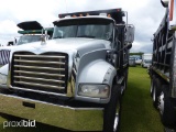 2012 Mack GU713 Tri-axle Dump Truck, s/n 1M1AX04Y1CM011439: Mack Eng., Maxi