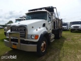 2007 Mack CV713 Granite Tandem-axle Dump Truck, s/n 1M2AG11C07M060017: Odom