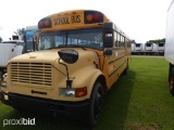 1995 International 3800 School Bus, s/n 1HVBBABM2SH201468: 65-passenger, 7.