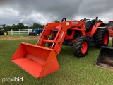 2017 Kubota M5-091HD12 Tractor, s/n 52550: Kubota LA1854 Loader, Emission W