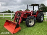 Massey Ferguson 491 MFWD Tractor, s/n 10071: Meter Shows 1791 hrs