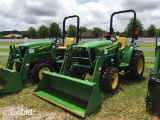 2016 John Deere 3038E MFWD Tractor, s/n 1LV3038EHEH710038: Rollbar, Loader