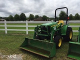 2017 John Deere 3025E MFWD Tractor, s/n 1LV3025EKHH102787: HST, Front Loade