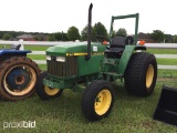 John Deere 970 Tractor, s/n 170327: 2WD, Rollbar, Turf Tires, Meter Shows 9