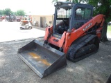 2014 Kubota SVL75-2 Skid Steer, s/n 22301: C/A, Rubber Tracks, GP Bkt., Met