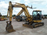 Komatsu PC88MR-8 Midi Excavator, s/n 1005246: Blade, Meter Shows 13711 hrs