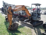 Doosan DX35Z Mini Excavator, s/n 5356: Canopy, Manual Thumb, Blade