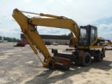 2000 Cat M318 Rubber-tired Excavator, s/n 8AL02650: C/A, Heat, Aux. Hydraul