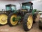 John Deere 7510 Tractor, s/n RW7510H039633 (Salvage)