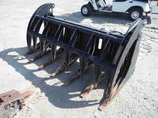 2-cylinder Grapple Attachment for Skid Steer