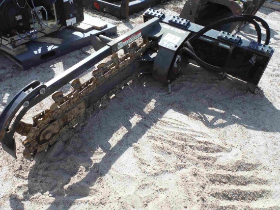 Bobcat Trencher Attachment, s/n 411026 for Skid Steer