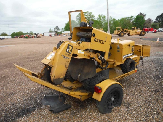 2017 Rayco RG45X Stump Grinder, s/n 0511117 w/ Trailer s/n 1R9181110HW21000