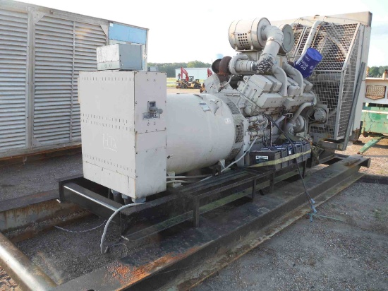 750KV Standby Generator, s/n 59363: Cummins 12-valve Diesel Eng., Digital C