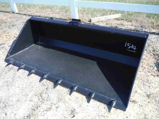 78" Skid Steer Bucket w/ Teeth