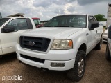 2004 Ford F150 4WD Pickup, s/n 1FTRX14W74KD94582 (Inoperable): Ext,. Cab, 4