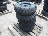 (4) Maxxis 25x8.00-12 Tires and Rims