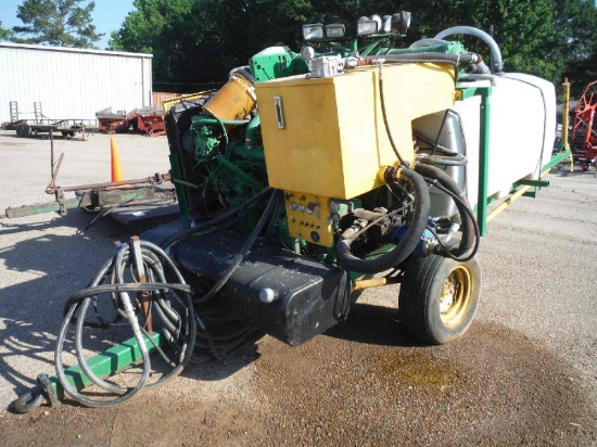 Portable Hydraulic Pump: Int'l 644 Diesel, 3 Remotes, Air Tank, 320-gal Hyd