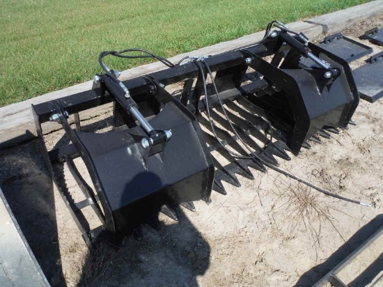 New Quick Attach 84" Rock & Brush Grapple