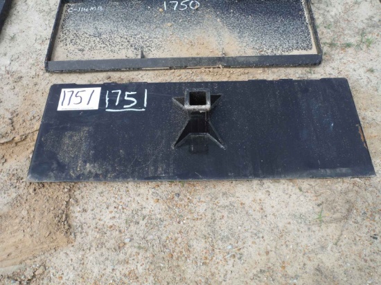 Backer Plate for Skid Steer