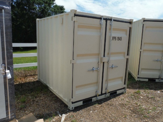 Unused 8' Container: Barn Door, Side Door, Window