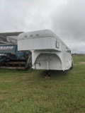 28' Gooseneck Horse Trailer (Selling Offsite - No Title - Bill of Sale Only