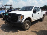 2017 Ford F250 4WD Pickup, s/n 1FT7X2B61HEE72293 (Inoperable - Water Damage