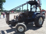 New Holland T5060 Tractor, s/n ZBJH06904 (Salvage): 2wd, Fire Damage