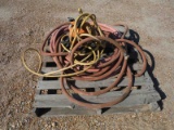 Pallet of Air Compressor Hoses and Air Filter