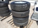 (4) 265/70R17 Tires on Rims