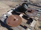 (3) Blade Carriers and Comer LF-227J Gearbox for Rotary Mower