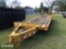 24' Tag Trailer (No Title - Bill of Sale Only): Pintle Hitch, Dovetail, Ram
