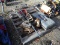 Pallet of Beam Clamps, Pipe Threader, Bits, etc. (Flood Damaged)